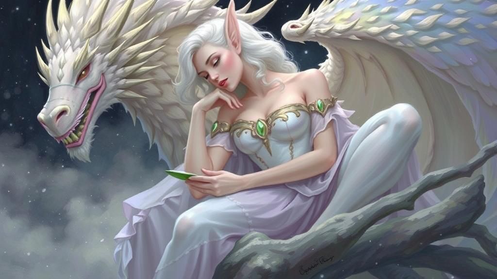 Elegant Elf Princess Portrait