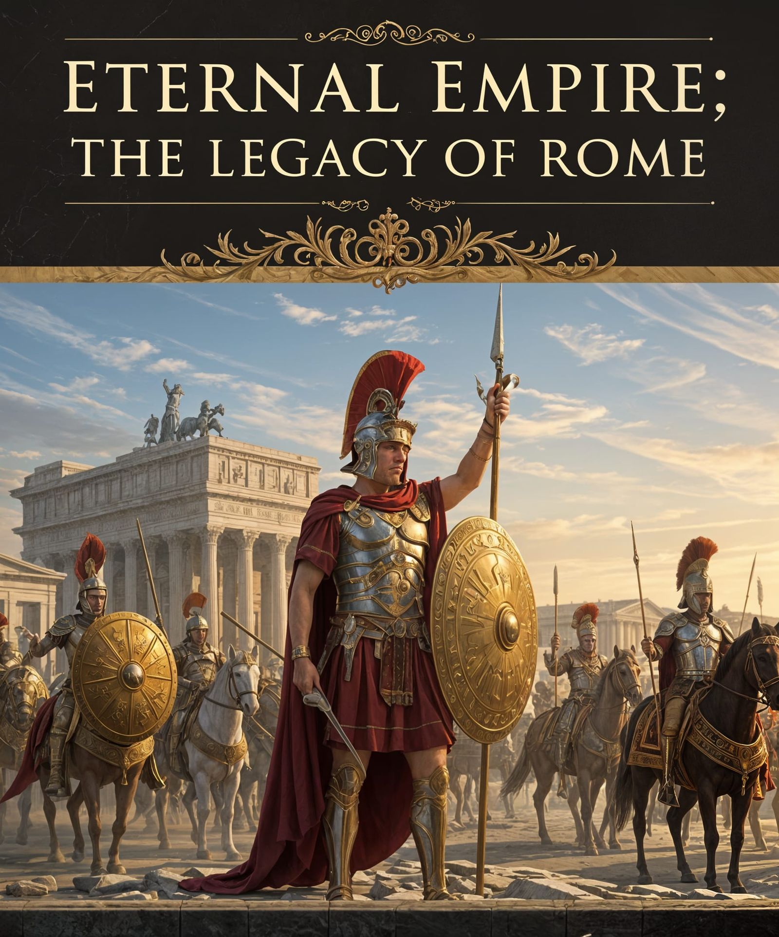 Eternal Empire: AI Art Capturing Roman Legacy
