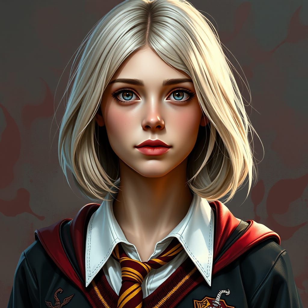 Ethereal Gryffindor Teen in Triadic Colors