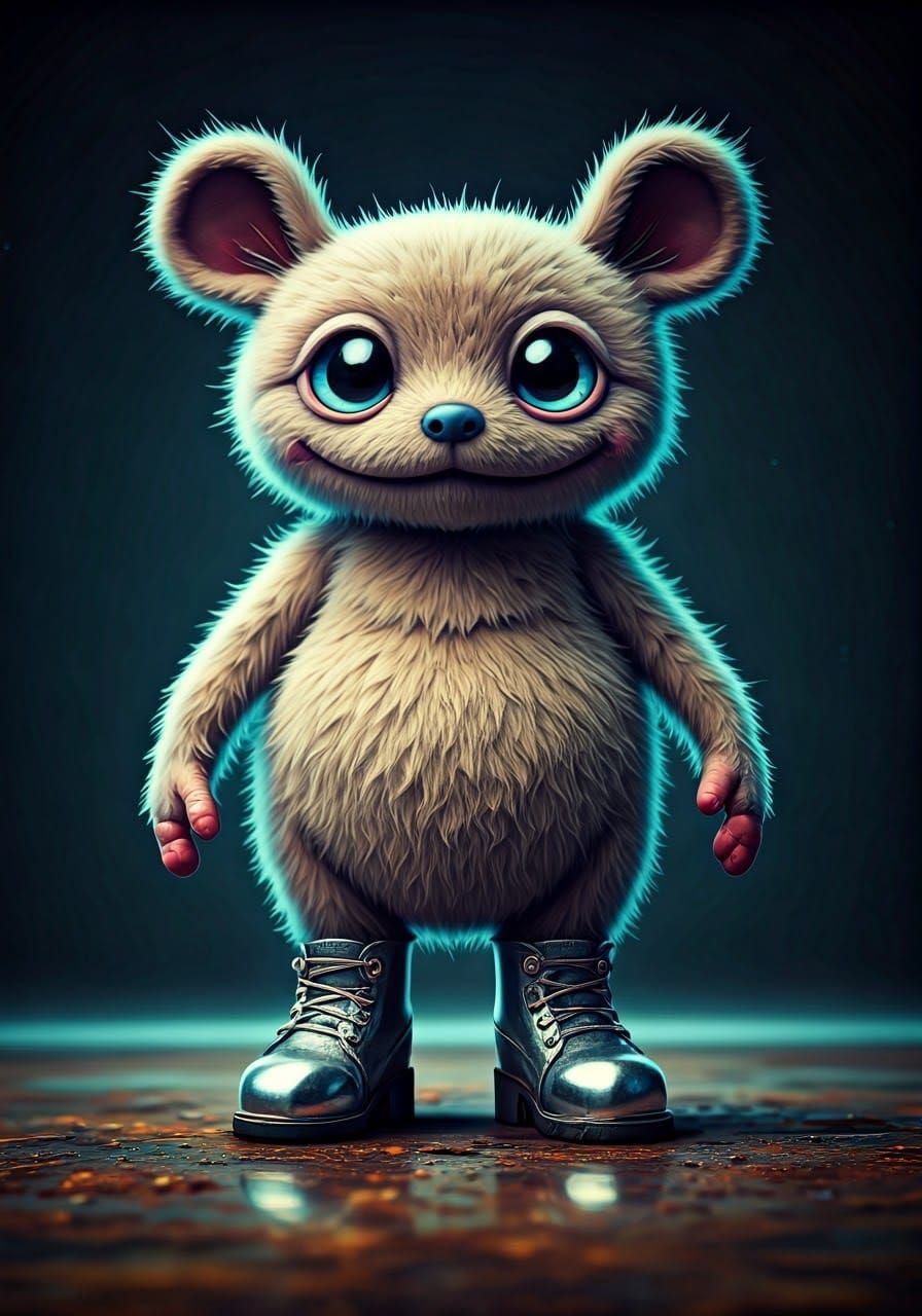 Schumann Resonance Influenced Fuzzy Critters Wearing Disco B...