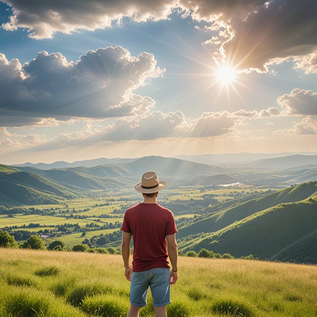 Morning Sunrise Greeting in Soft Focus