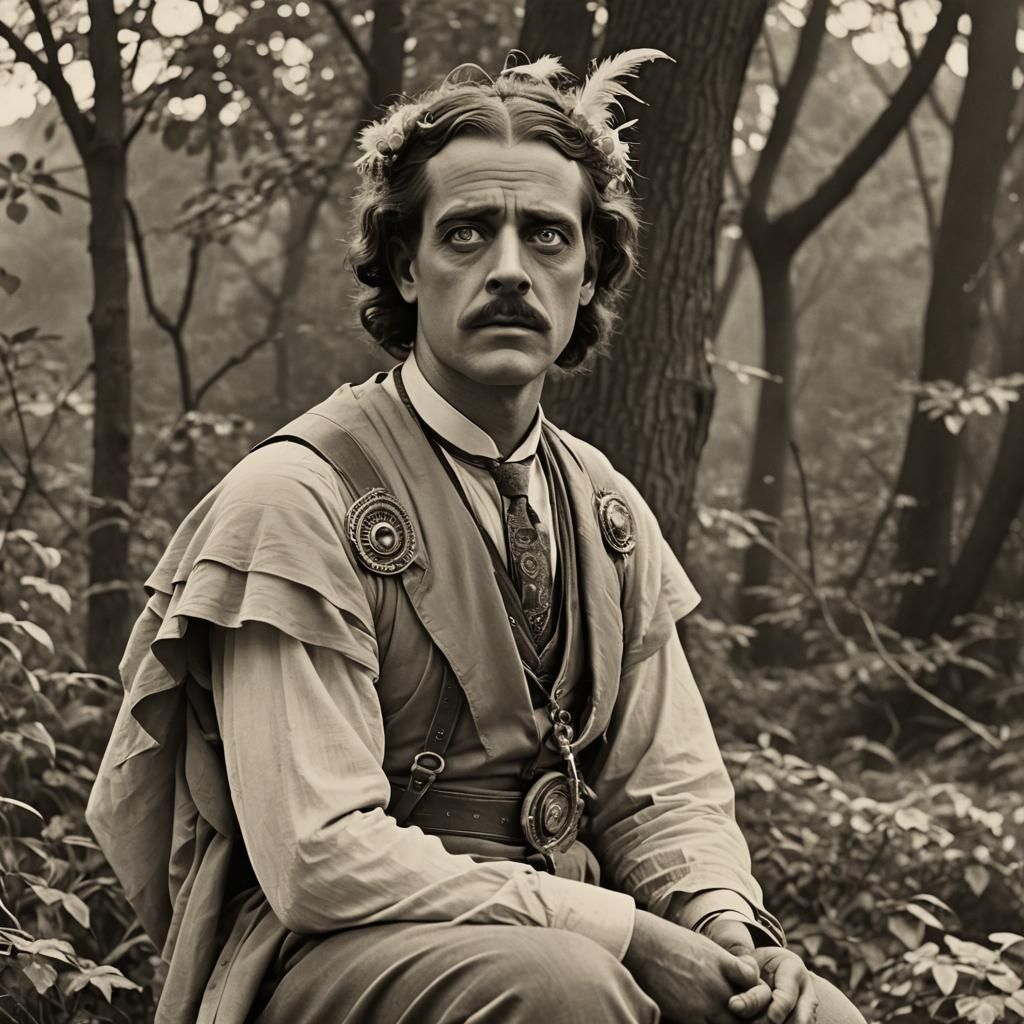 Predator as Silent Movie Character