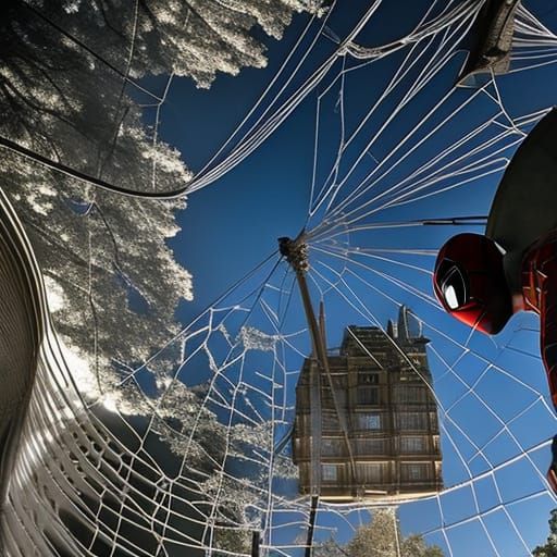Hyperrealistic Spider-Man Image with Intricate Details