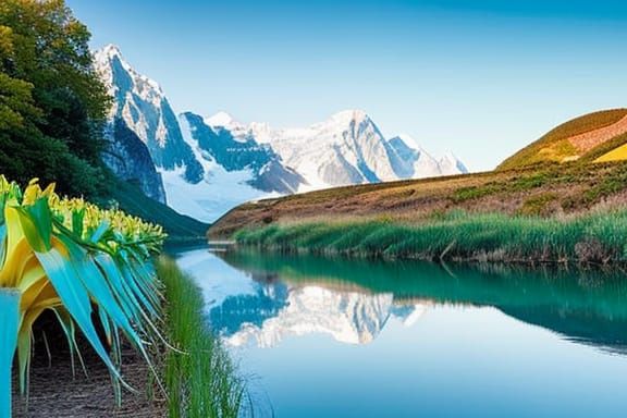 Abstract Corn Kernel Composition