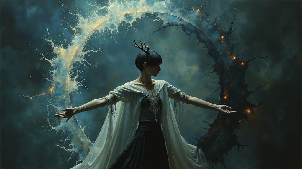 Character 'Backdoor' in Cosmic Balance as Digital Illustrati...