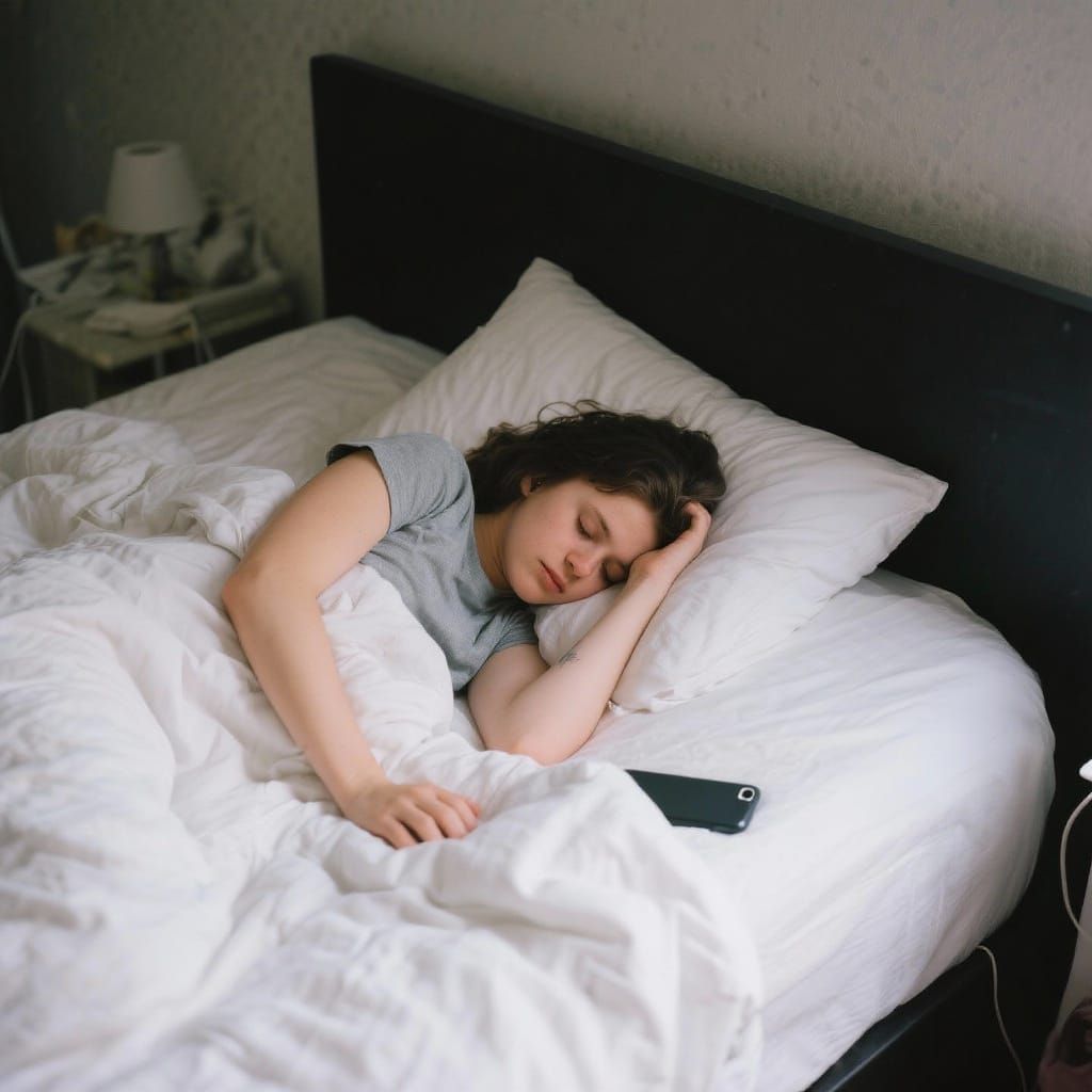 Cozy Bedroom Scene: Relaxation and Quiet Morning