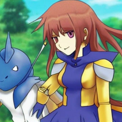 Knight and Digimon Ready for Battle