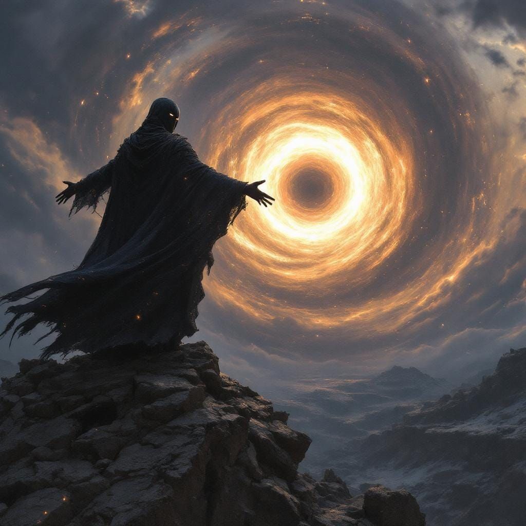 Guardian of the Vortex at Twilight