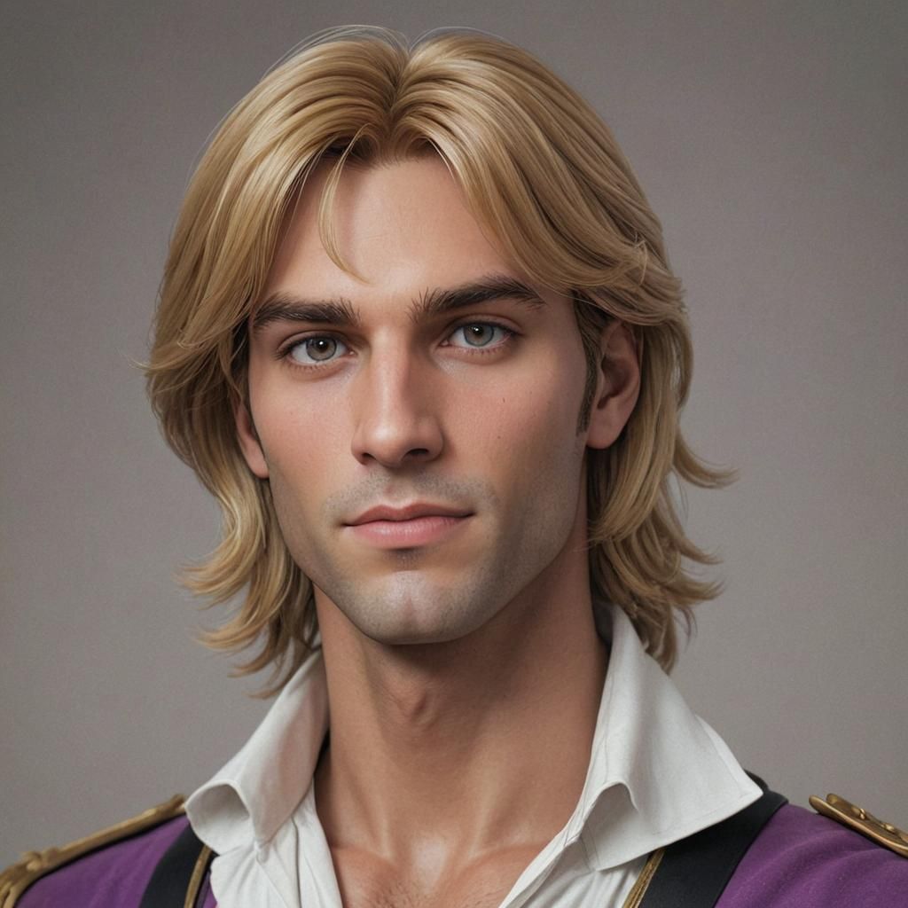 Realistic Prince Adam AI Image