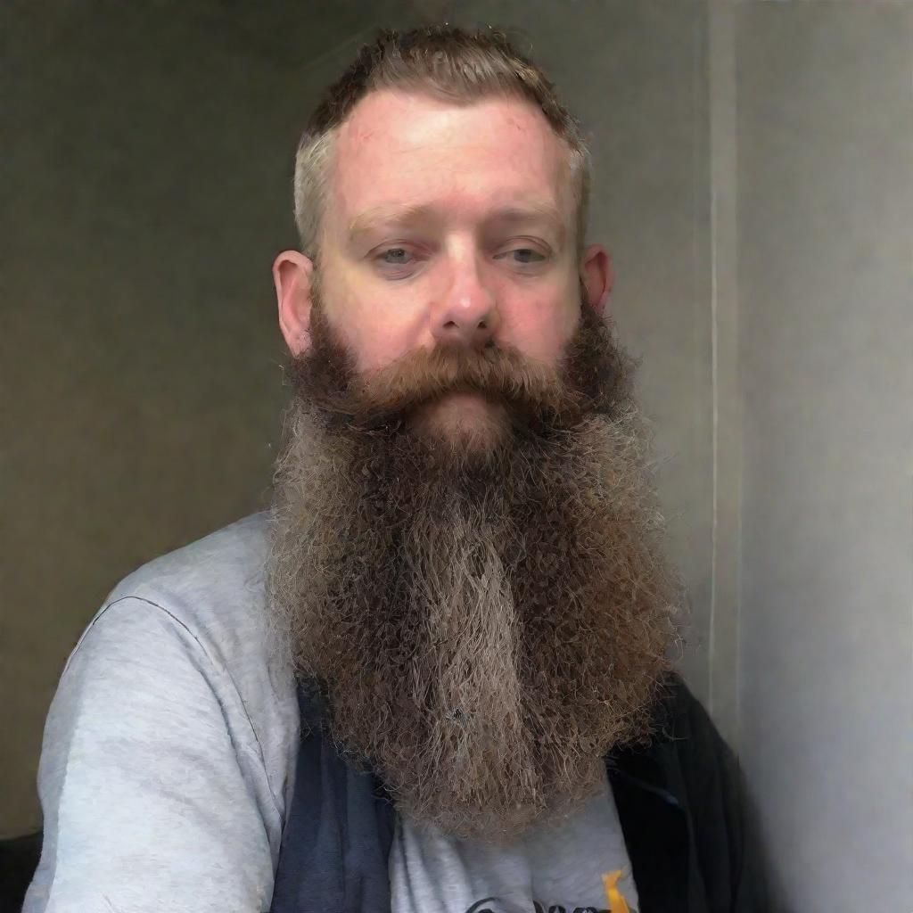 Derby County fan's superstitious beard to be shaved off after a decade