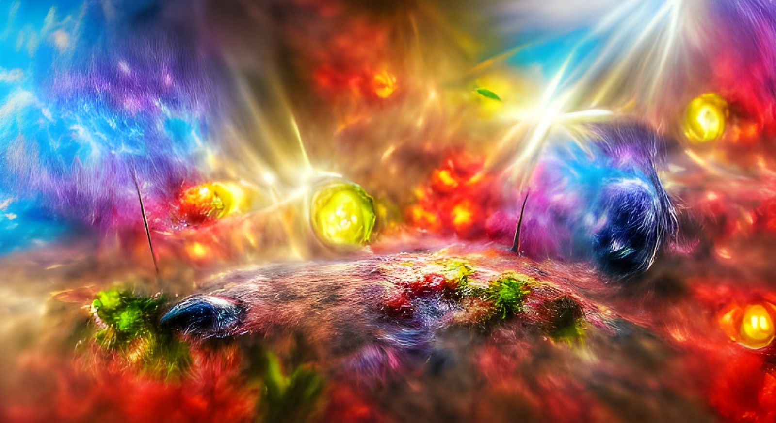 Spectacular Supernova Explosion in Hyperrealism