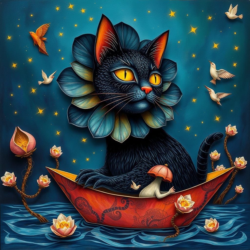 Enchanted Nightscapes: A Surreal Princess in Pastel Hues