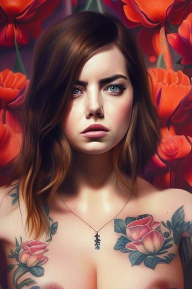 Photorealistic Portrait of Woman as Oil Painting