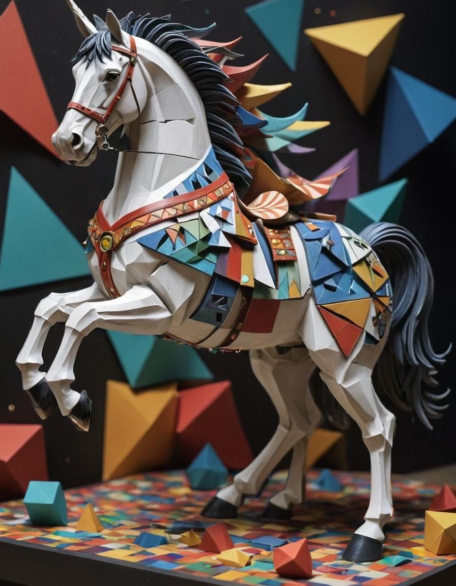 Cubist Horse