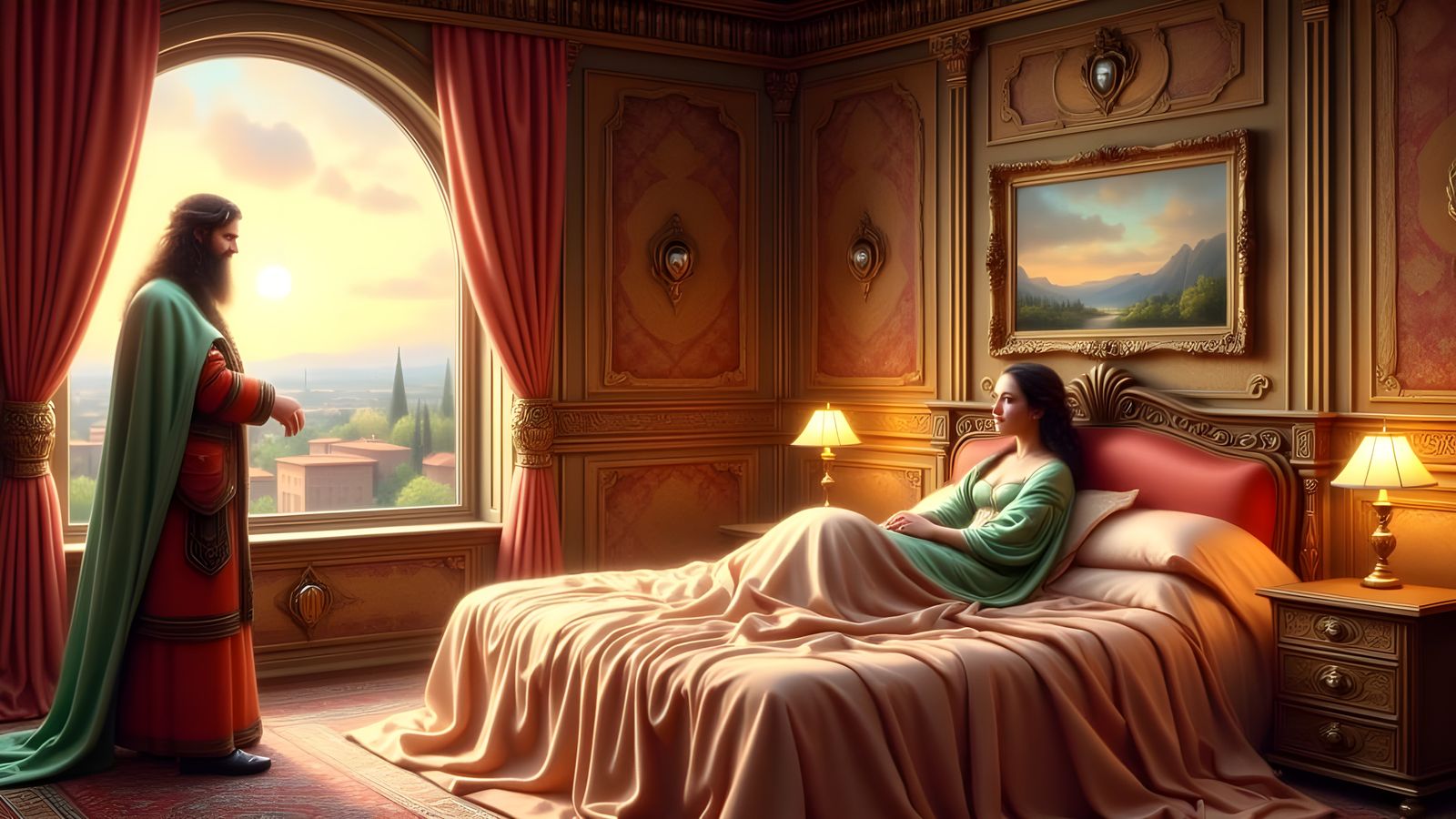 Leonardo's Renaissance Morning: Romantic Hyperrealism