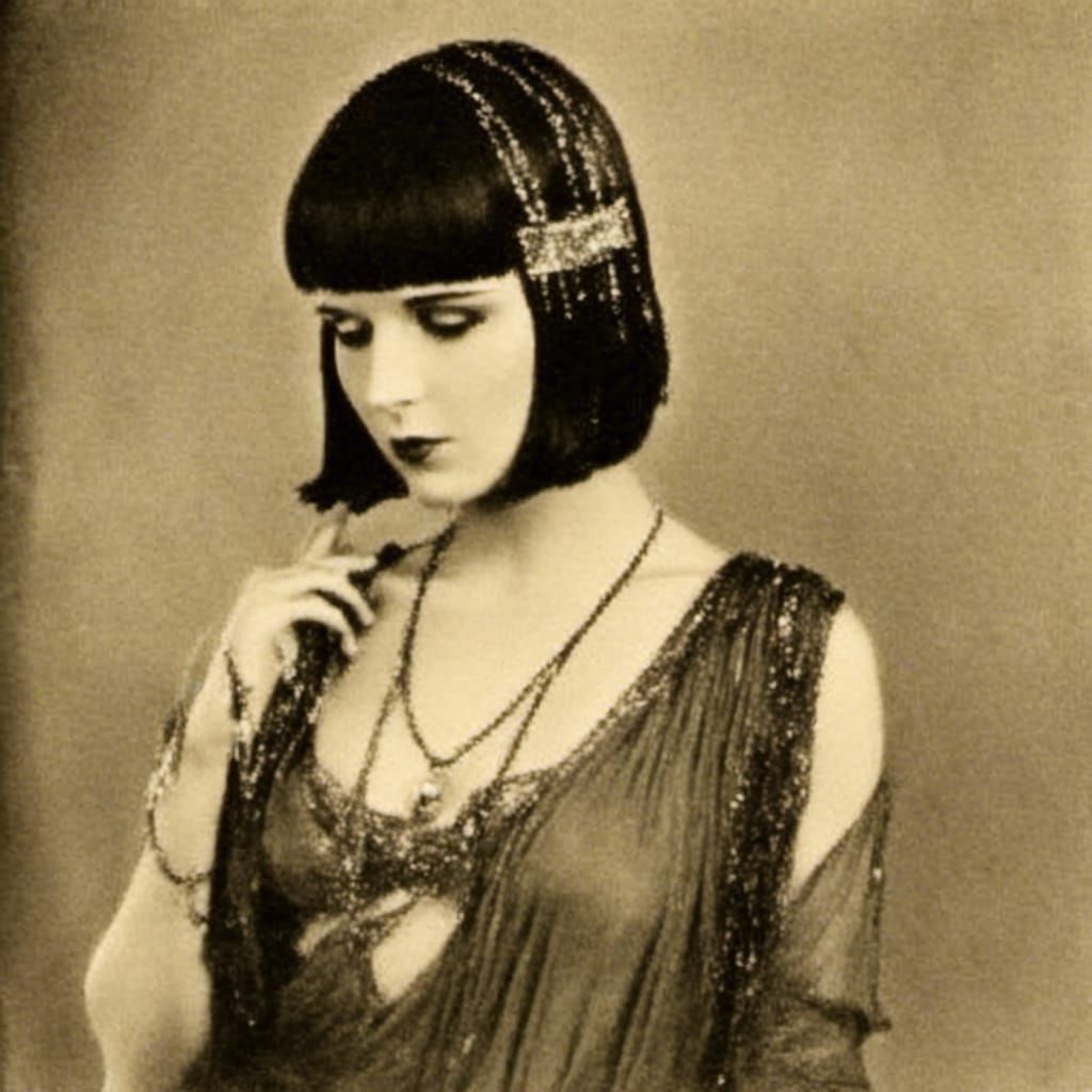 Cleopatra Portrait in Louise Brooks Style