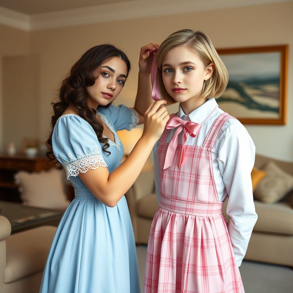 Ethereal Schoolgirl Romance in Soft Focus
