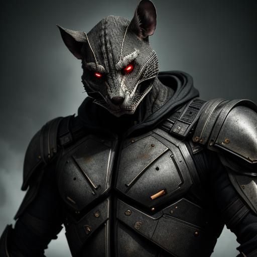 Hyperrealistic Humanoid Ratman in High Definition