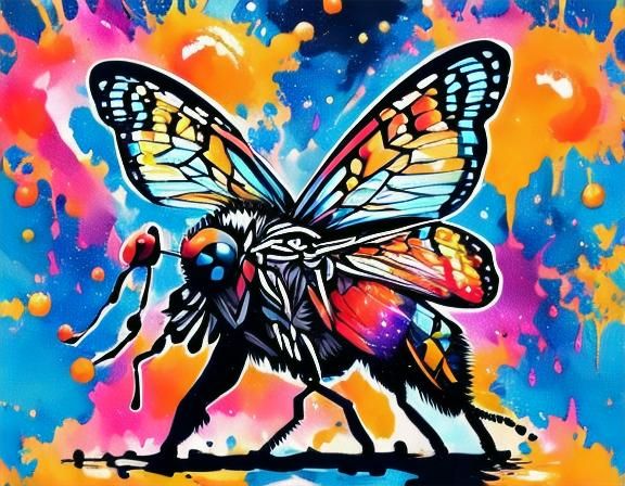 Butterfly Bee Hybrid