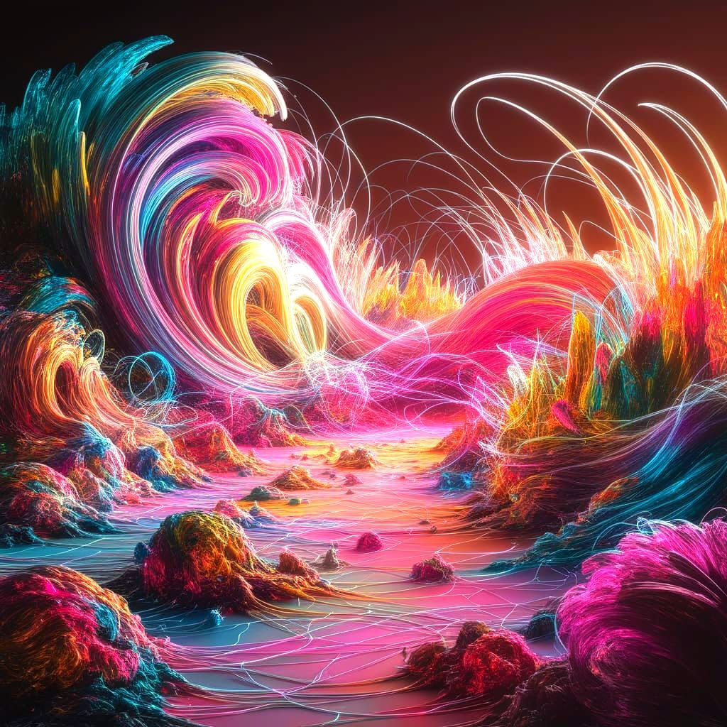 Vibrant Quantum Realm in Holographic Landscape