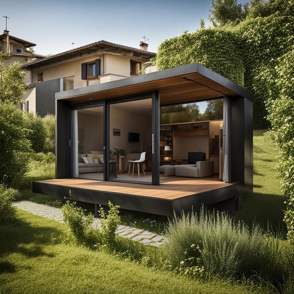 Man Builds House in Desert Oasis