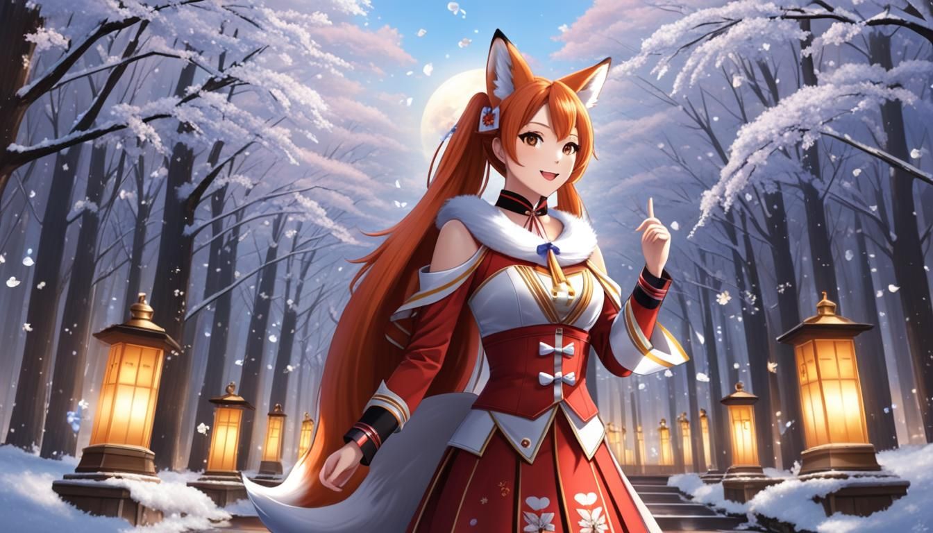 Fox Maidens Dancing in Transient Dream