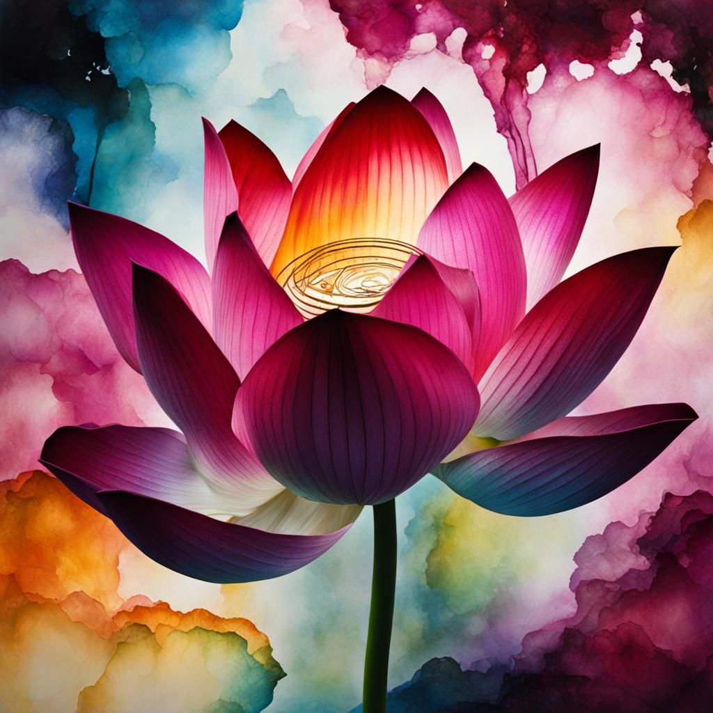 Soul Ascending: Gothic Alcohol Ink Fantasy