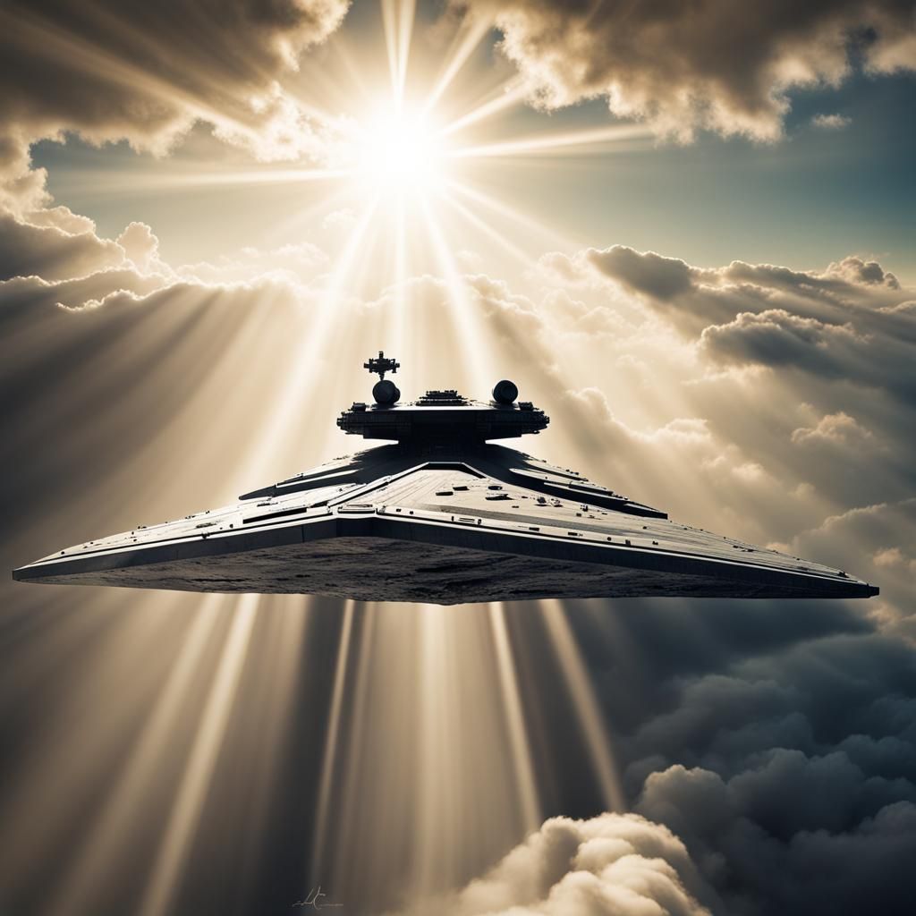 Star Destroyer in Divine Sunshine