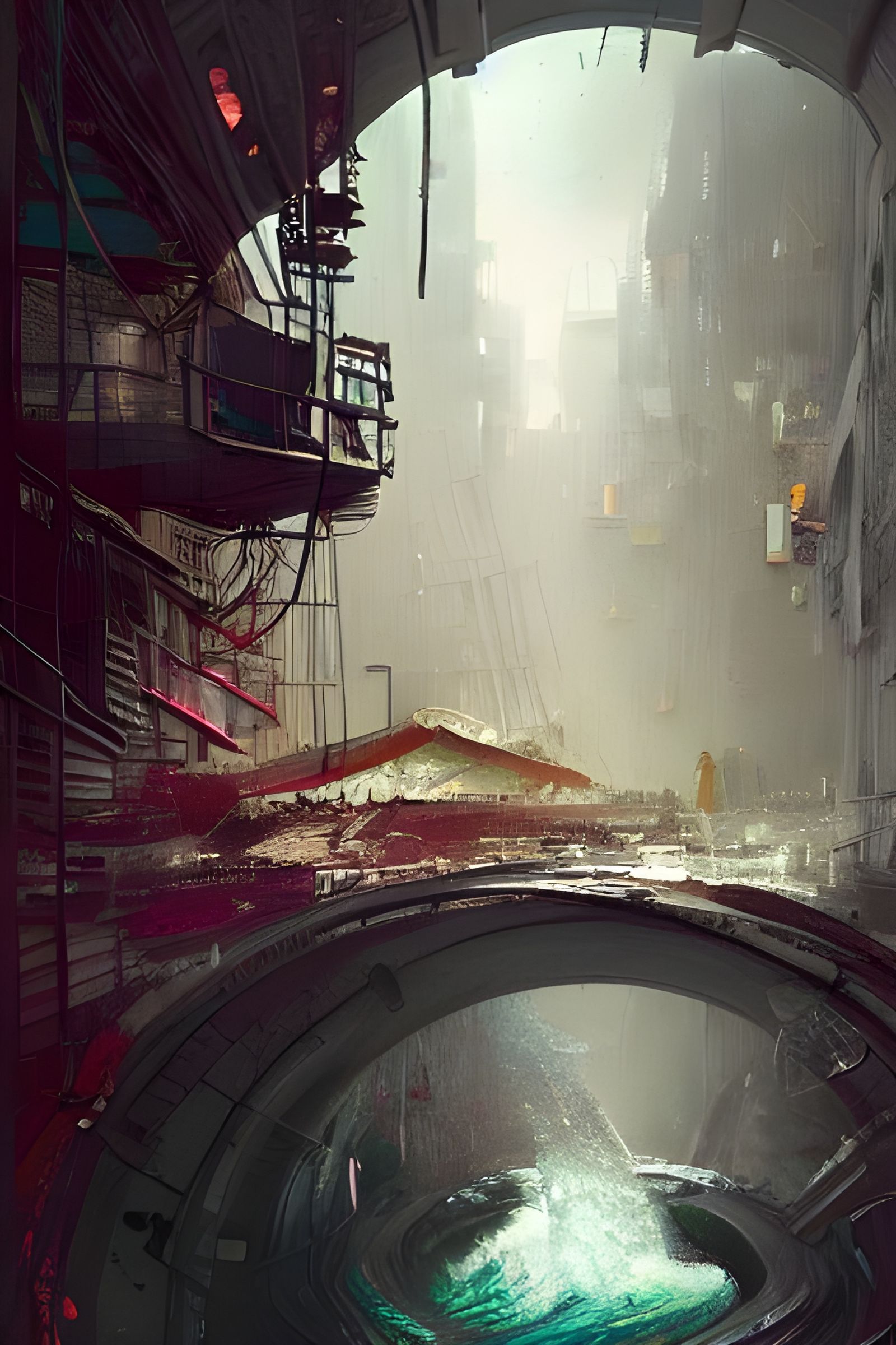 Surreal Portal Opens to Alternate Universe