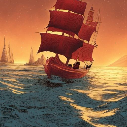 Pirate Insurance: Comic Book Style Illustration