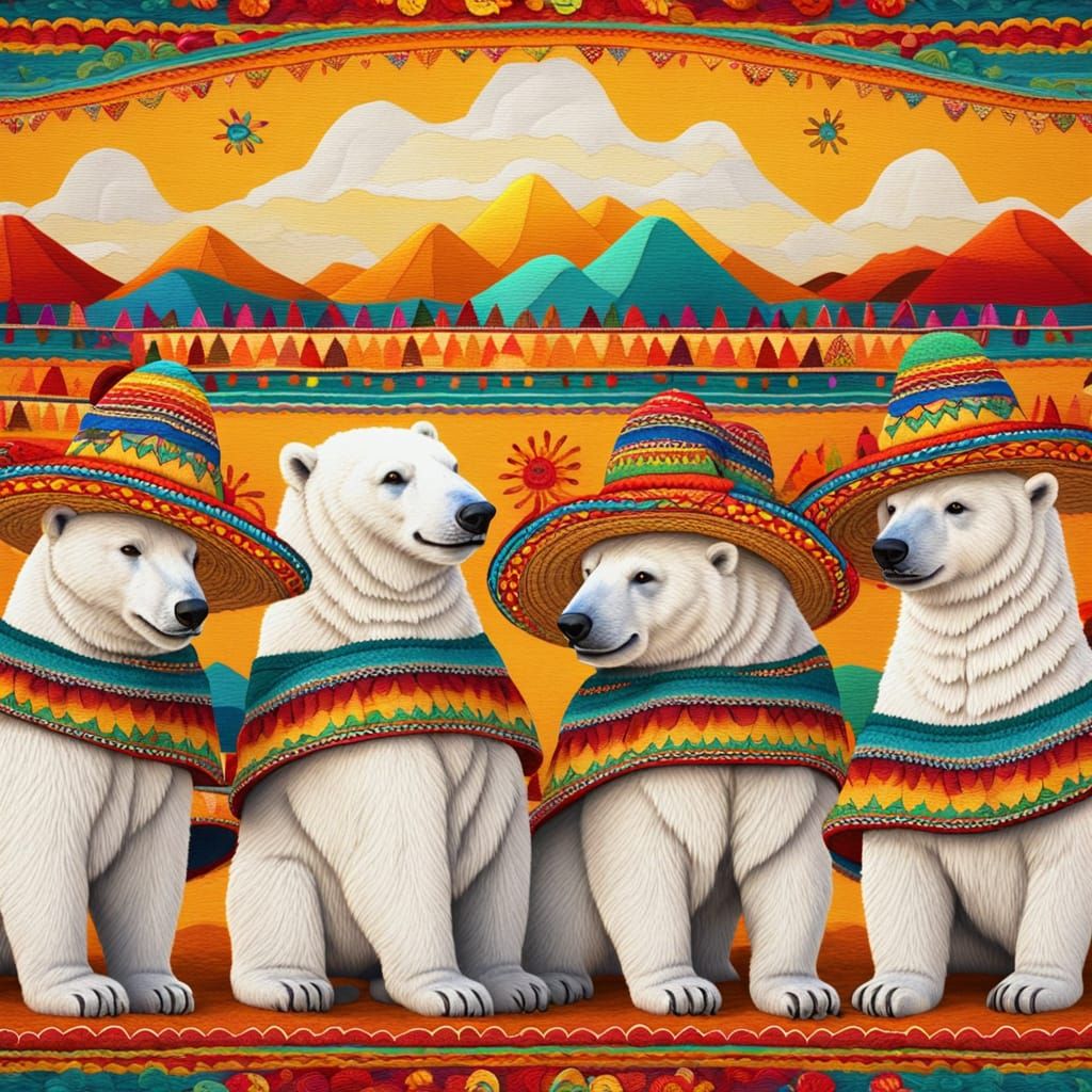 Polar Bears in Sombreros: Mexican Folk Art