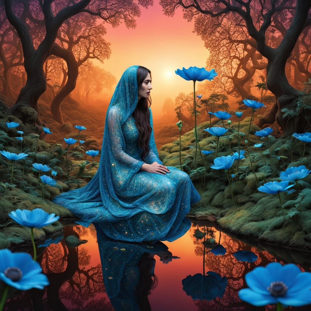 Surreal Art of Mystical Creatures in Dreamlike Collage