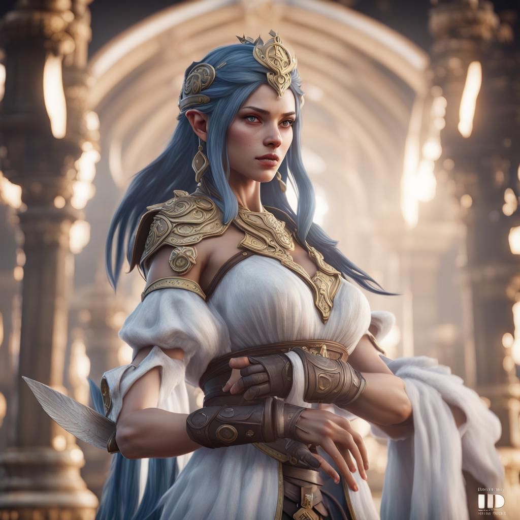 Hyperrealistic Purah from Tears of the Kingdom