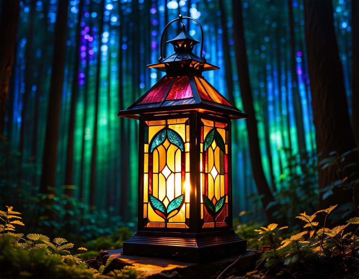 Stained Glass Lantern (Version 2)