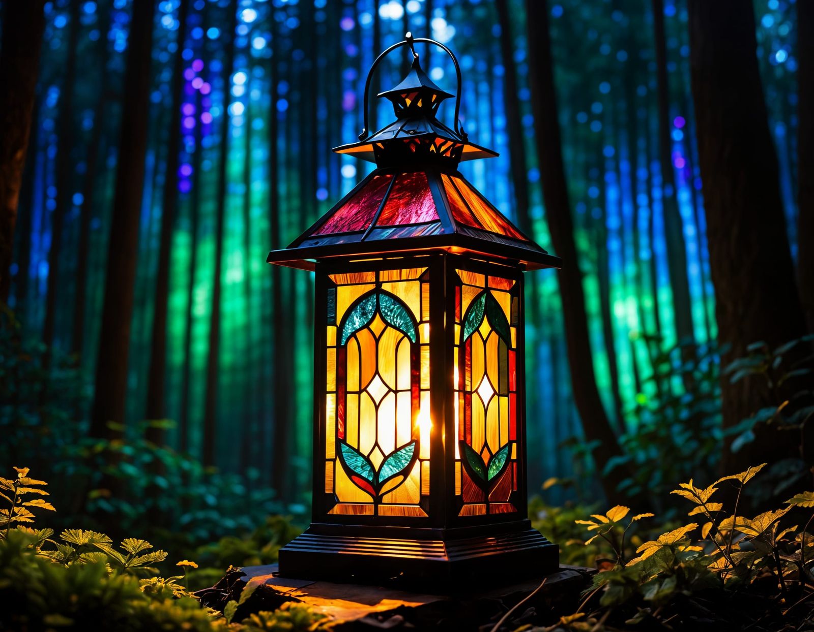 Stained Glass Lantern (Version 2)