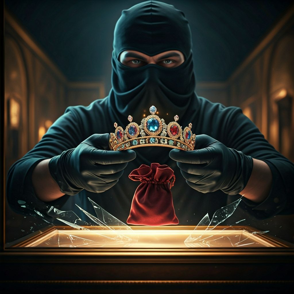Masked Thief Steals Blazing Diamond Crown