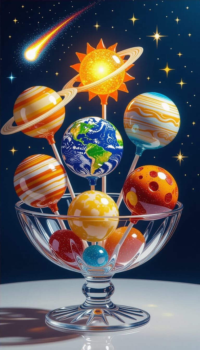 Planetary lollipops