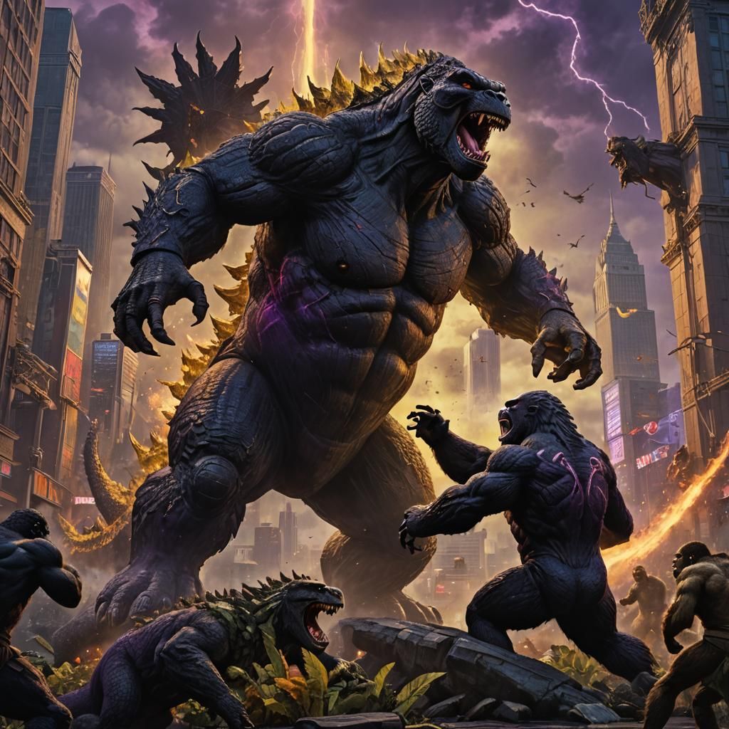 Godzilla vs King Kong: Dark Fantasy Battle
