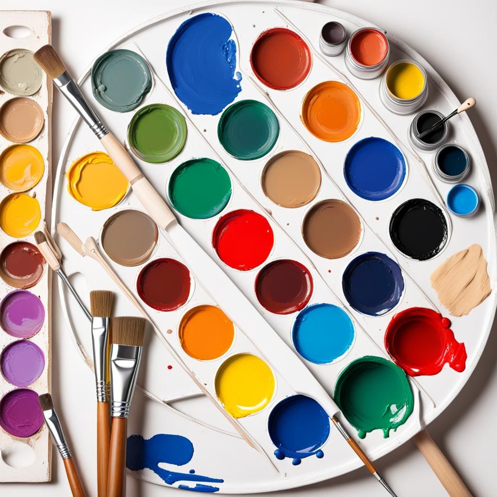 Artist's Palette Captures Moment of Indecision