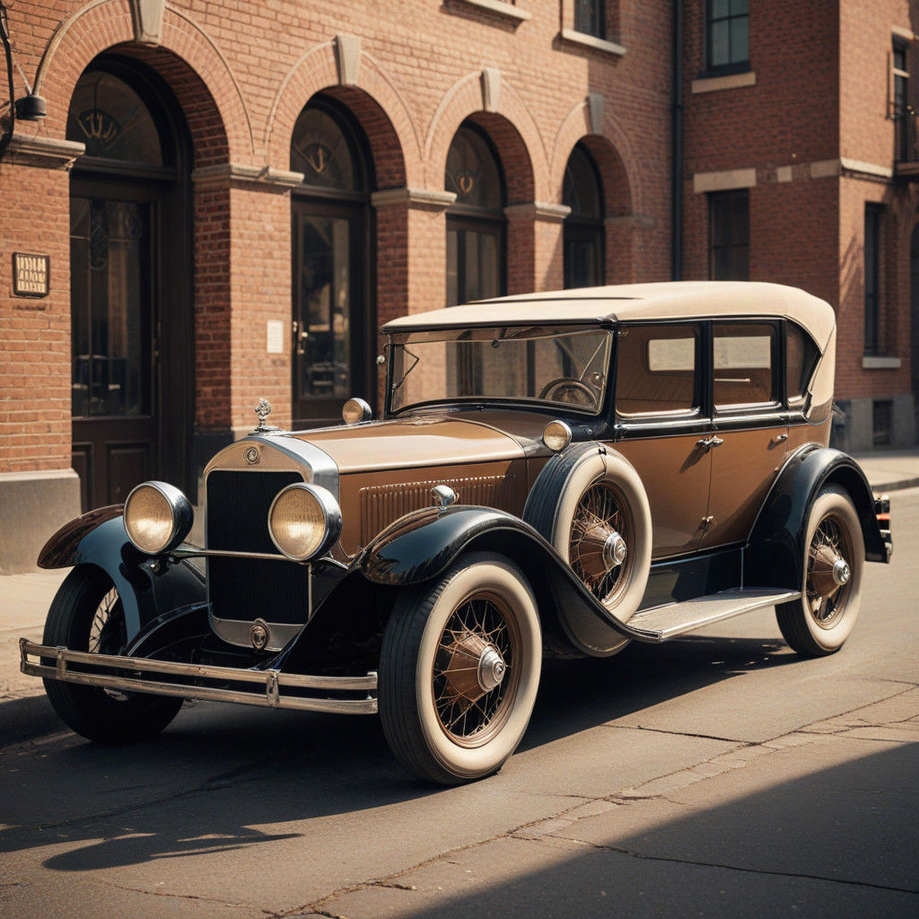 1920s Elegance: Vintage Women and Classic Car