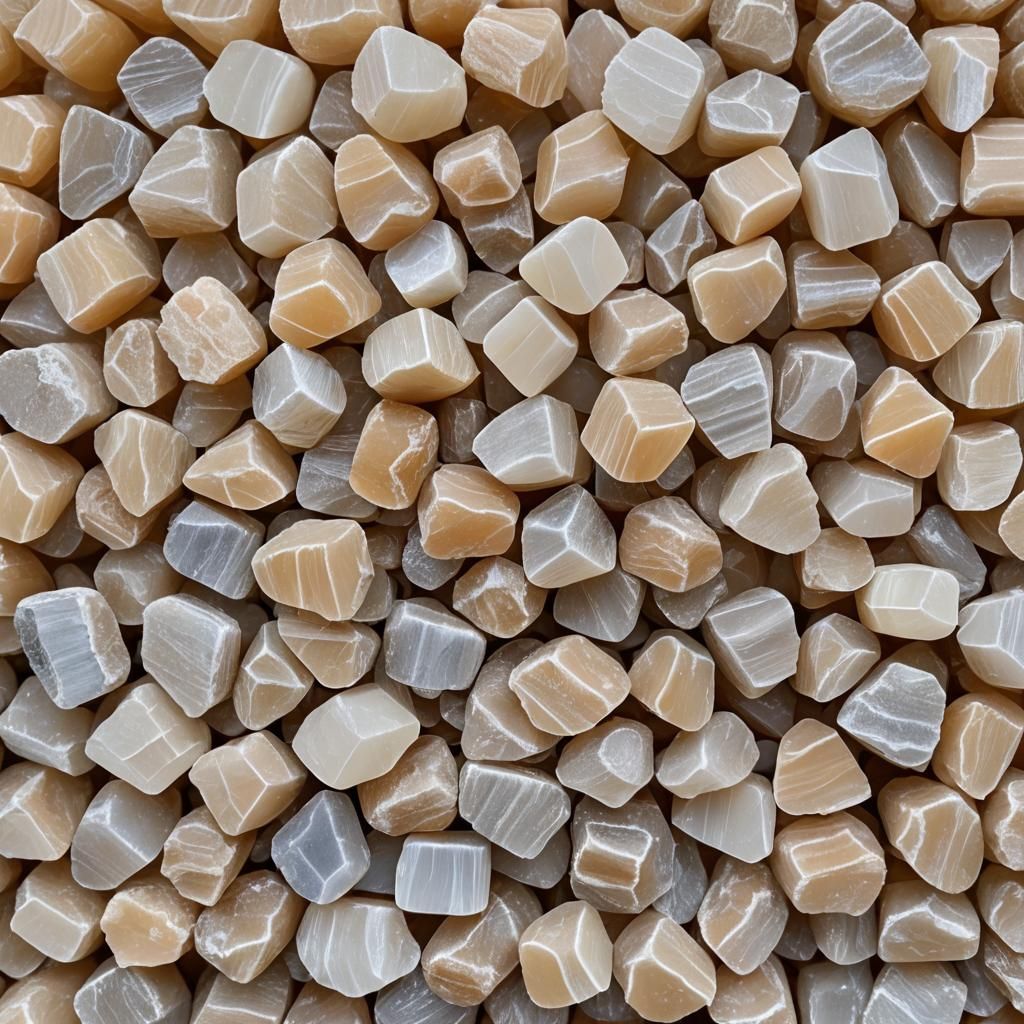 Banded Calcite Mineral Formation