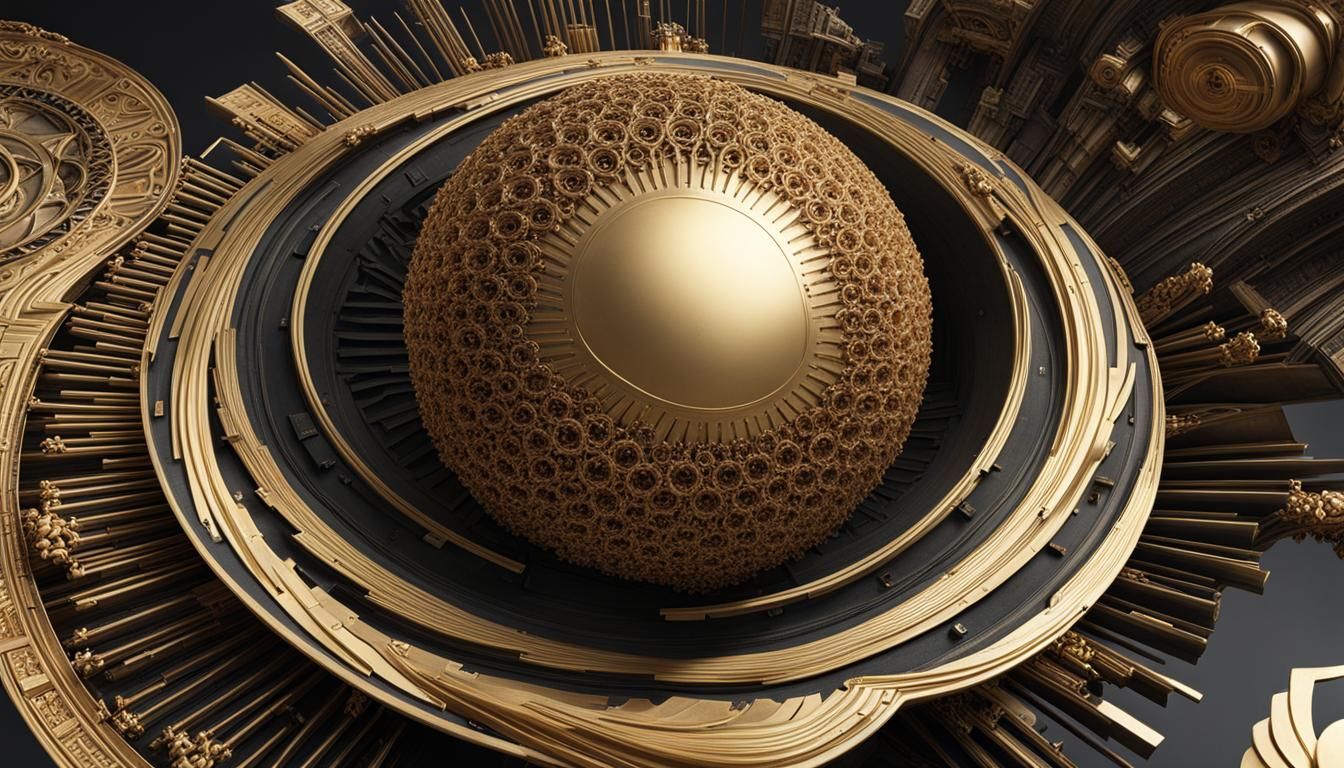 Abstract Hyperrealistic Image in Vivid Colors