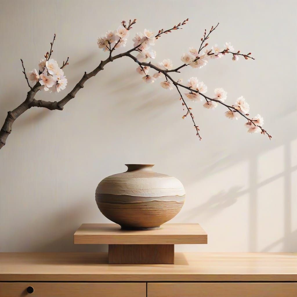 Surreal Japanese Wave Form in Soft Focus