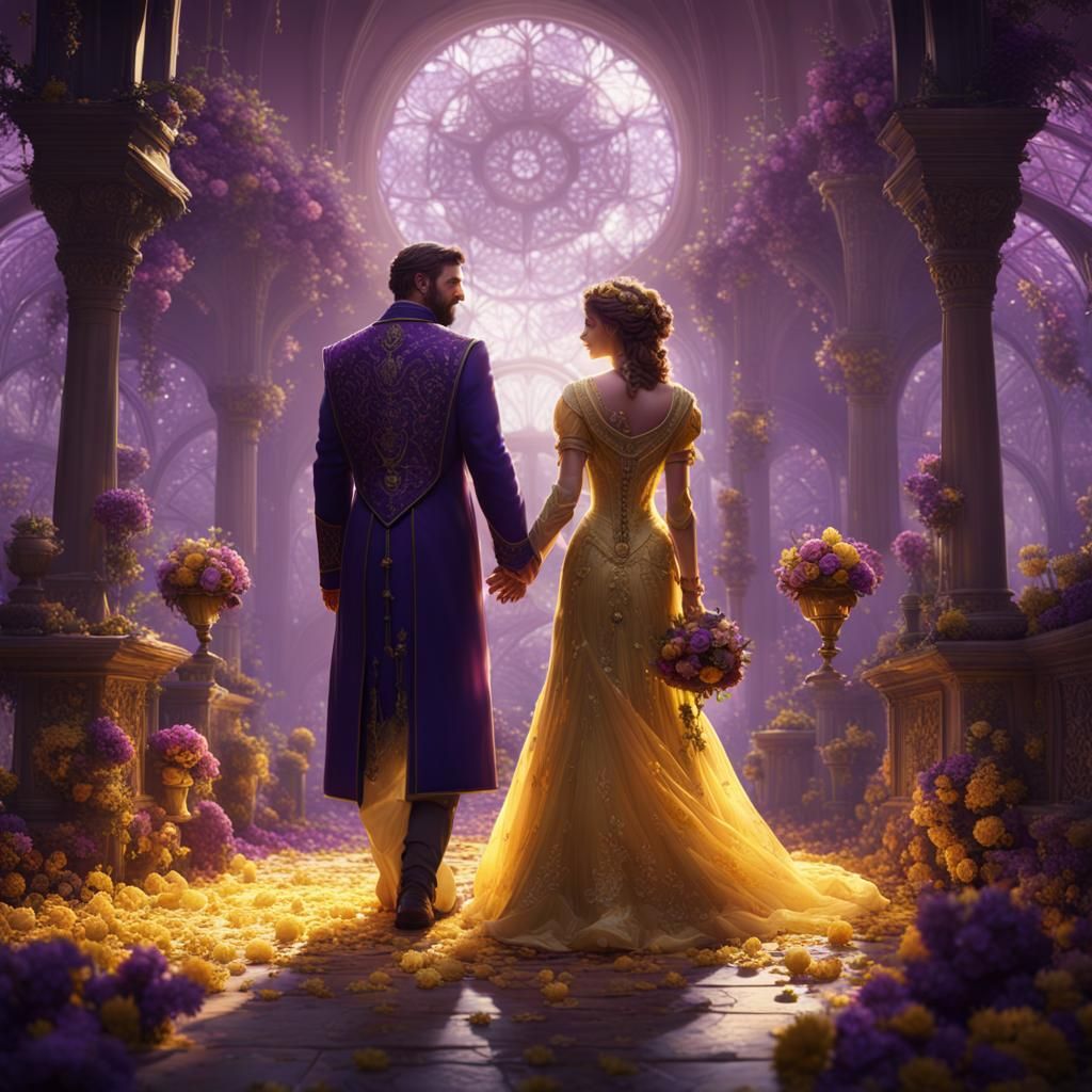 Dark Fantasy Marriage Concept Art in 8k Resolution