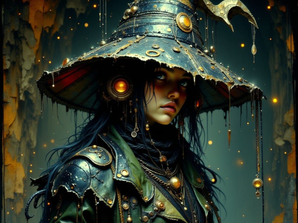 Mysterious Cult Member with Steampunk Chin Straps