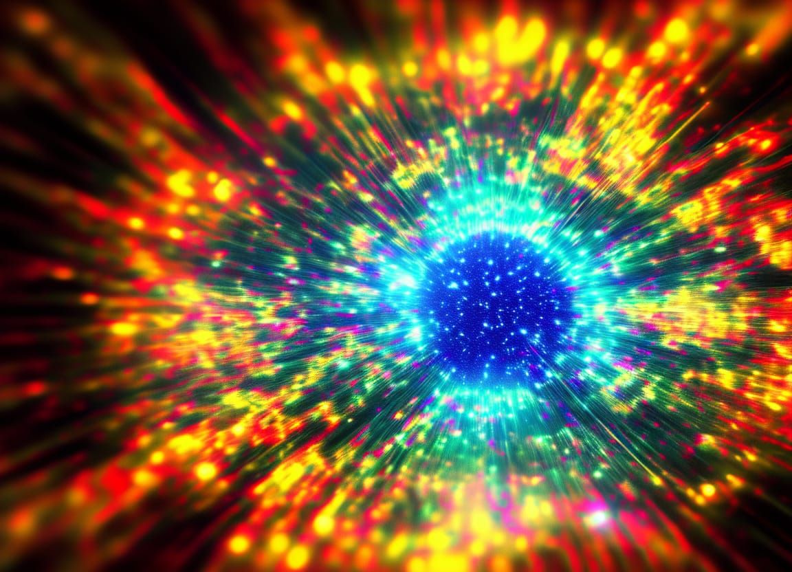 Ethereal Supernova Radiance Background in 8K HD