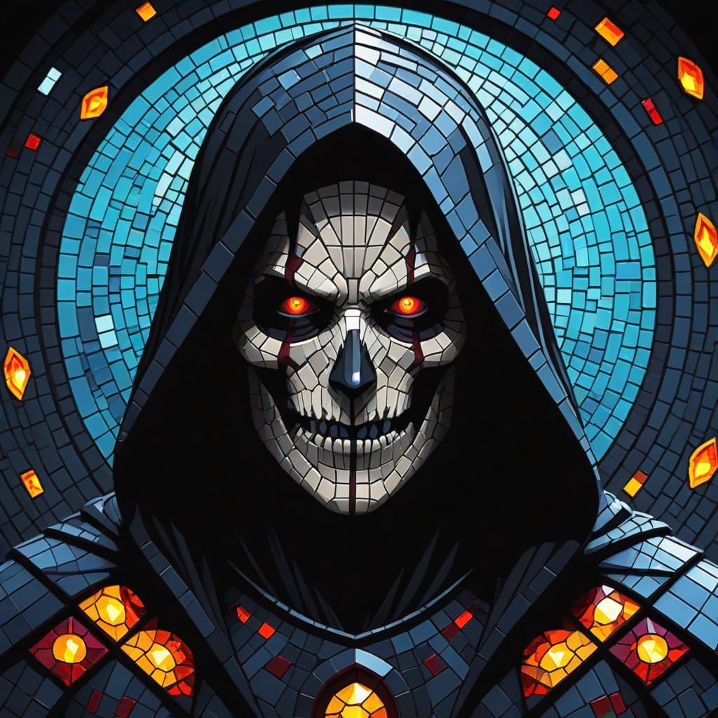 Dark Fantasy Mosaic Masterpiece