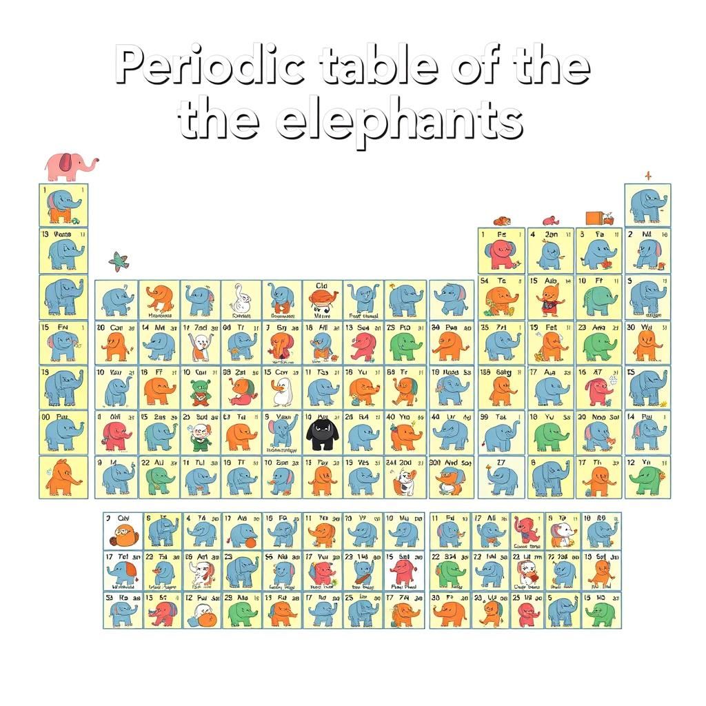 Periodic Table of the Elephants
