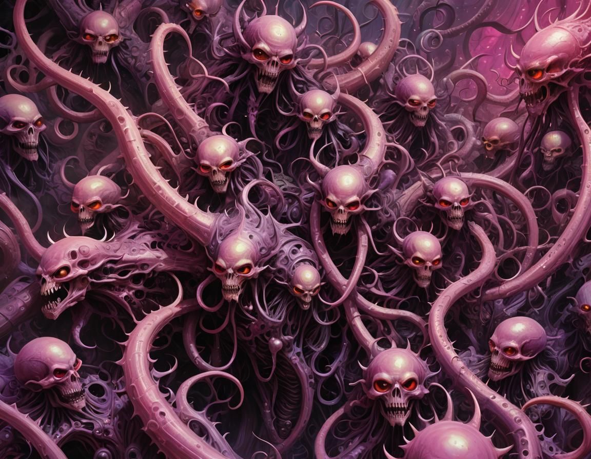 Daemons Descending into Psychedelic Chaos Vortex