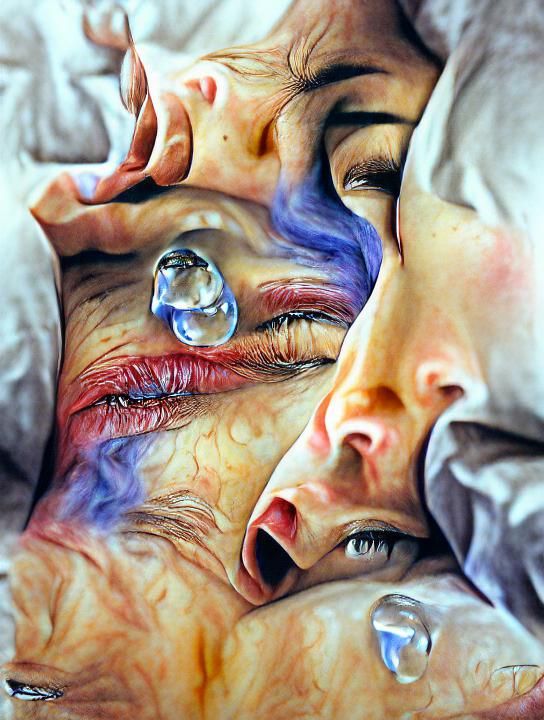 Dream Interrupted 8k resolution hyperrealism watercolor
